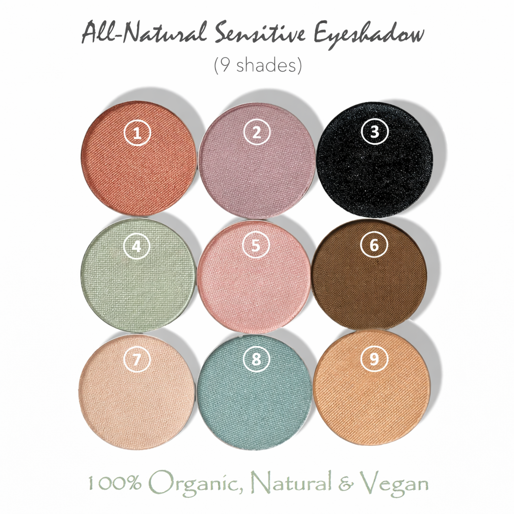 All-Natural Sensitive Eyeshadow (9 Shades) (2.5g, 0.09oz.)