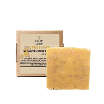 All-Natural Skincare Face Soap - Citrus Beer (110g, 3.8oz.)