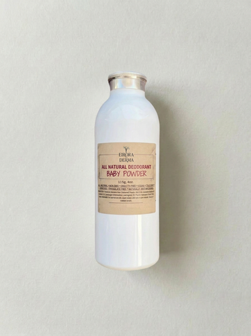 All-Natural Deodorant Baby Powder (115g, 4oz.)
